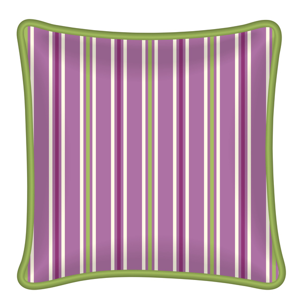 Purple stirpe pillow template vector