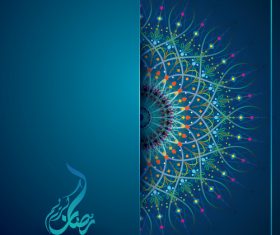 Ramadan Kareem banner background template vector