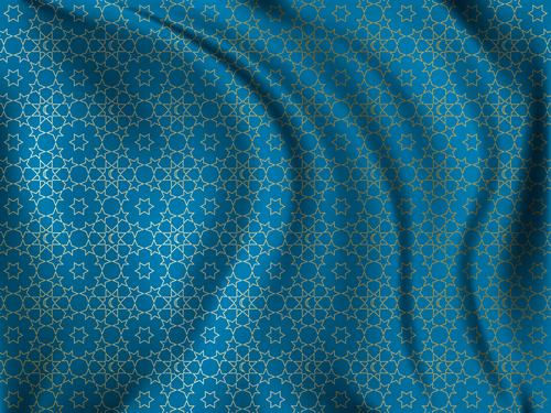Ramadan styles fabric pattern vector material 02