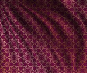 Ramadan styles fabric pattern vector material 07