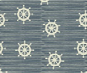Rudder seamless pattern vintage vector 04