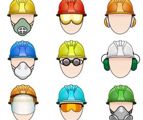 Safety hat design vector illustration