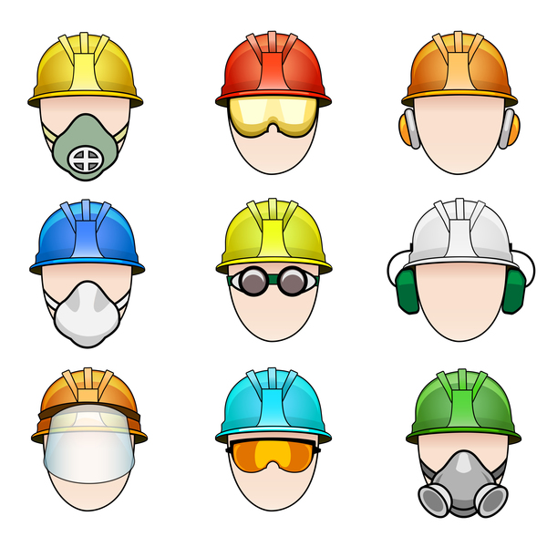 Safety hat design vector illustration
