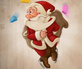 Santa Claus on ice 01