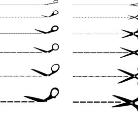 Scissros design elements vectors 01