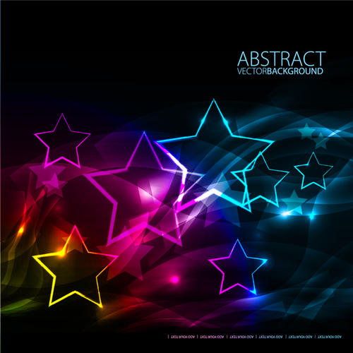 Shiny star with abstract background vectors material