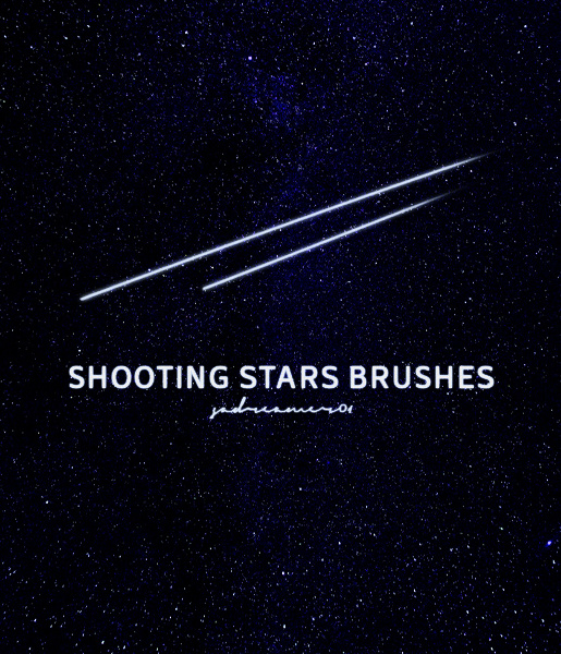 Shooting Stars Photoshop Brushes