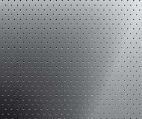 Silver metal background with hole vector 02