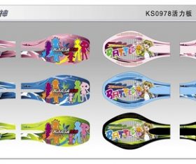 Skateboard pattern design vector