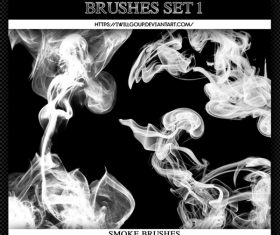 Smoke Abstract Photoshop Brushes