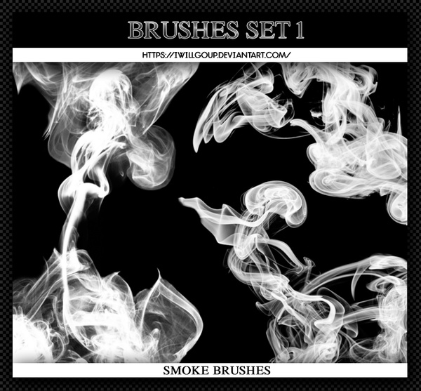 Smoke Abstract Photoshop Brushes