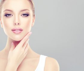 Smooth skin Beautiful women Stock Photo 02