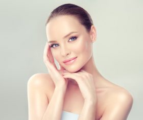 Smooth skin Beautiful women Stock Photo 04