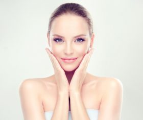 Smooth skin Beautiful women Stock Photo 06