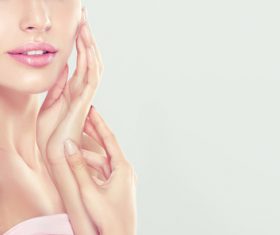 Smooth skin Beautiful women Stock Photo 07