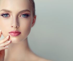 Smooth skin Beautiful women Stock Photo 08