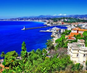 Southern France City Nice Stock Photo 01