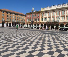Southern France City Nice Stock Photo 04