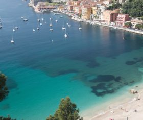 Southern France City Nice Stock Photo 06