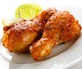 Spicy grilled chicken Stock Photo 01