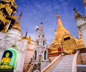 Splendid temple architecture Stock Photo 05