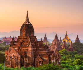 Splendid temple architecture Stock Photo 09