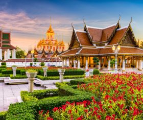 Splendid temple architecture Stock Photo 14