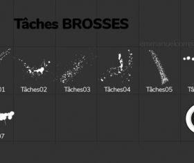 Taches brosse Photoshop Brushes