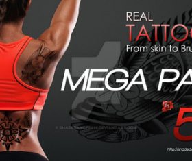 Tattoo Ornaments Photoshop Brushes