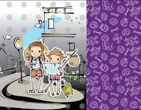 Travel Cartoon Characters vector