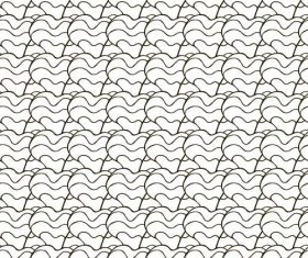 Vector seamless pattern hand drawn material 04