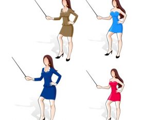 Vector woman illustration