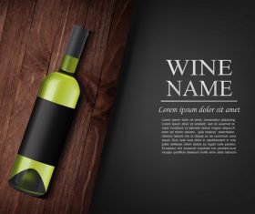 Vintage wine background design vector 01
