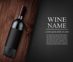 Vintage wine background design vector 02