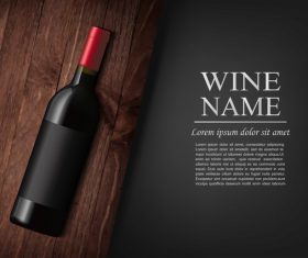 Vintage wine background design vector 04