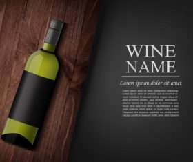 Vintage wine background design vector 07
