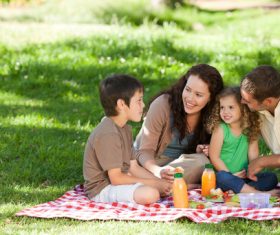 Weekend Family Picnic Stock Photo 02