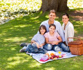 Weekend Family Picnic Stock Photo 05