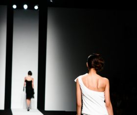 catwalk model Stock Photo 04