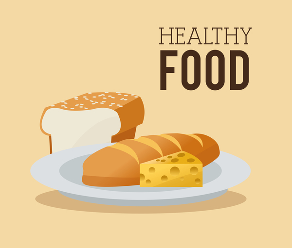 healthy food illustration vectors 08