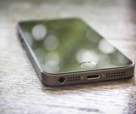 iPhone on the desktop Stock Photo 03