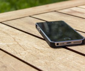 iPhone on the desktop Stock Photo 05