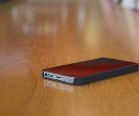 iPhone on the desktop Stock Photo 06