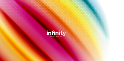 infinity colored design background vector 06