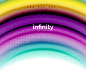infinity colored design background vector 08