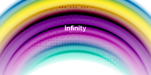 infinity colored design background vector 08