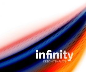 infinity colored design background vector 11