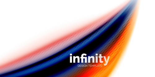 infinity colored design background vector 11