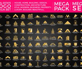 Real Estate Group Luxury Gold Logo vector