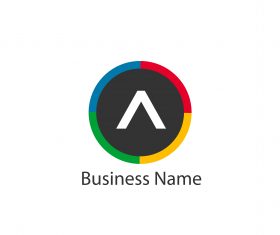 Letter A Logo Template Vector 08